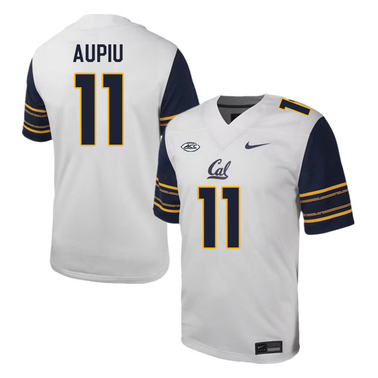 Men #11 Dayday Aupiu California Golden Bears ACC Conference College Football Jerseys Stitched Sale-W